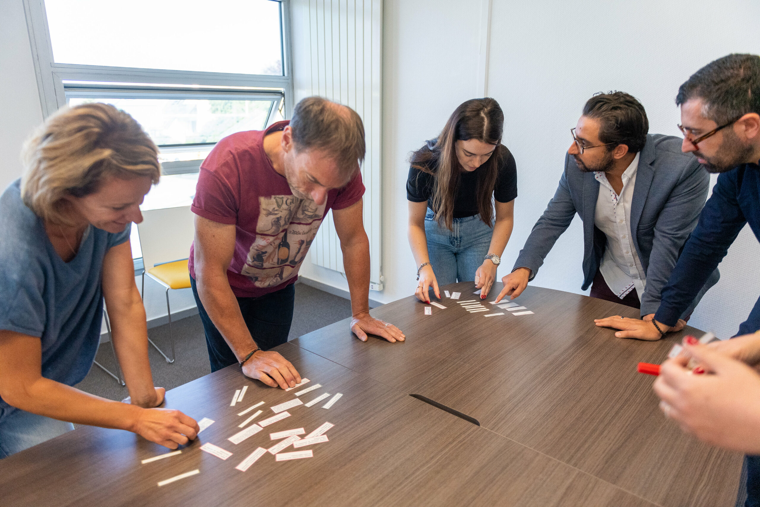 Travail de groupe sur une situation d'entrperise