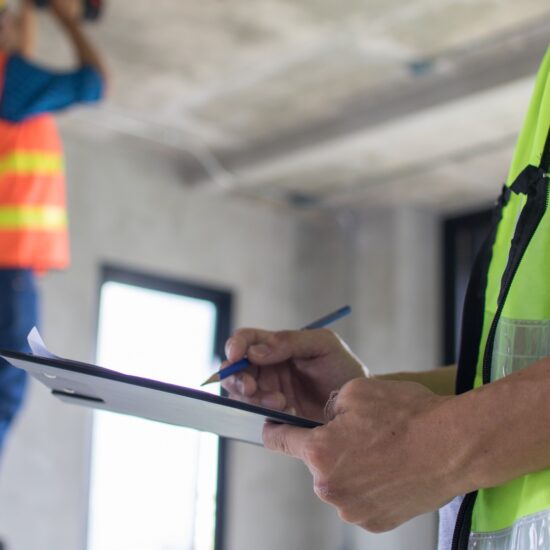 contrôle d'un chantier