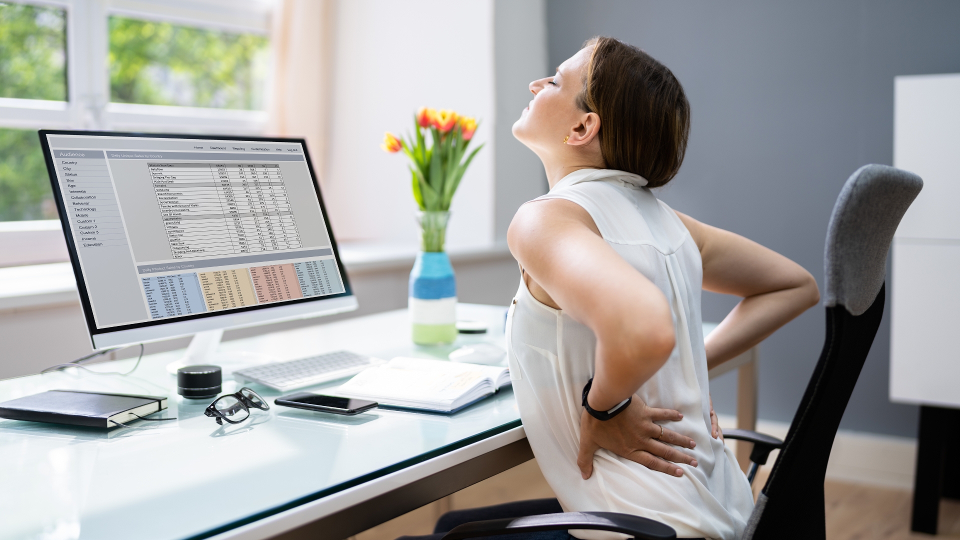 risques pour le personnel de bureau