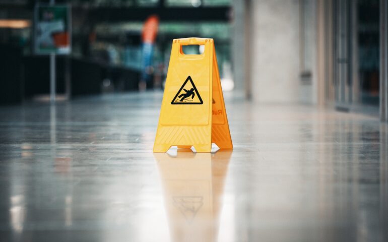 risque de chutes de plain-pied